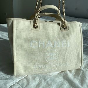 🤍 CHANEL DEAUVILLE BEIGE/WHITE 🤍